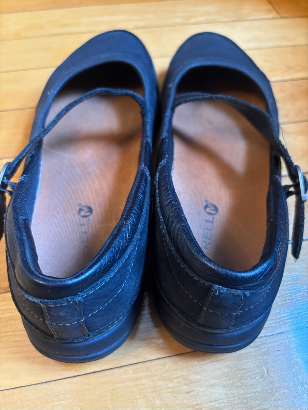 EUC Vintage Merrell Dassie MJ Black Leather Mary Jane Comfort Shoe | Women’s 8.5 - Picture 7 of 16